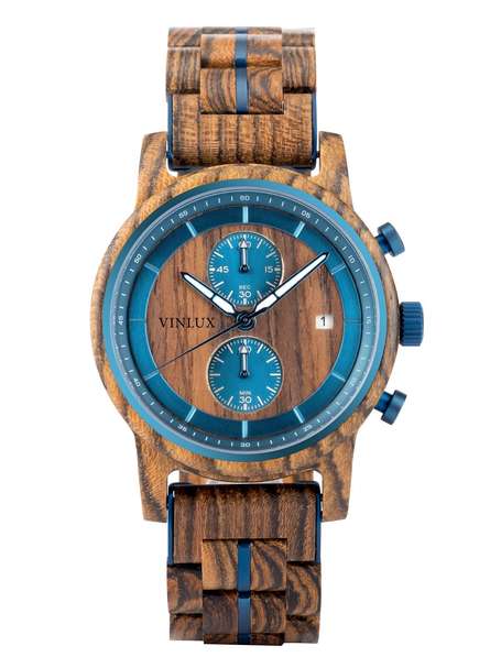 Black Hawk Zebra Wood Watch by Vinlux Wood | Lemonade Fashion by