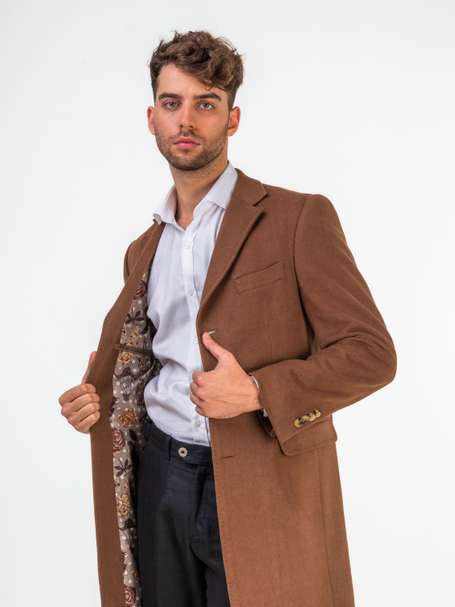Blue Wool Coat by One53 | LEMONADE FASHION