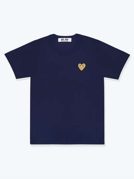 Multi Heart Cotton T-Shirt by Comme Des Garçons | LEMONADE
