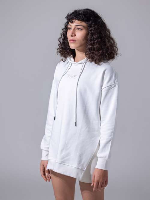 Cozy Core Hoodie in White by Vibe | LEMONADE FASHION