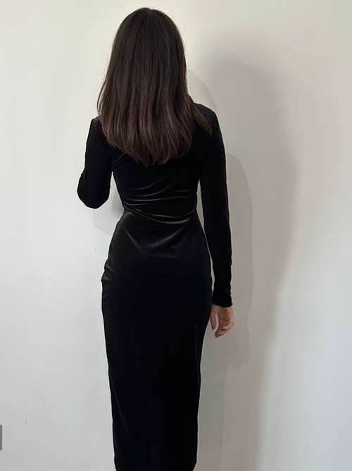 calvin klein blue velvet dress Undecided Feelings Maxi Dress - Light Blue main image 1