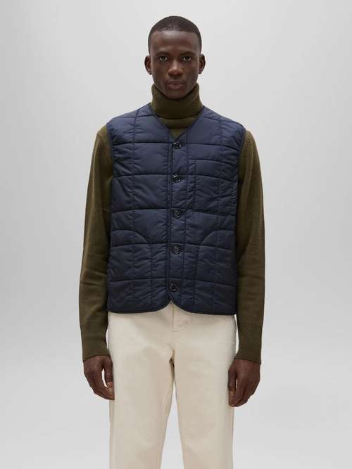 ボトムスその他 Aspesi Navy Blue Boxy Felted Wool Jacket Aspesi Felted Coat In Blue | ModeSens
