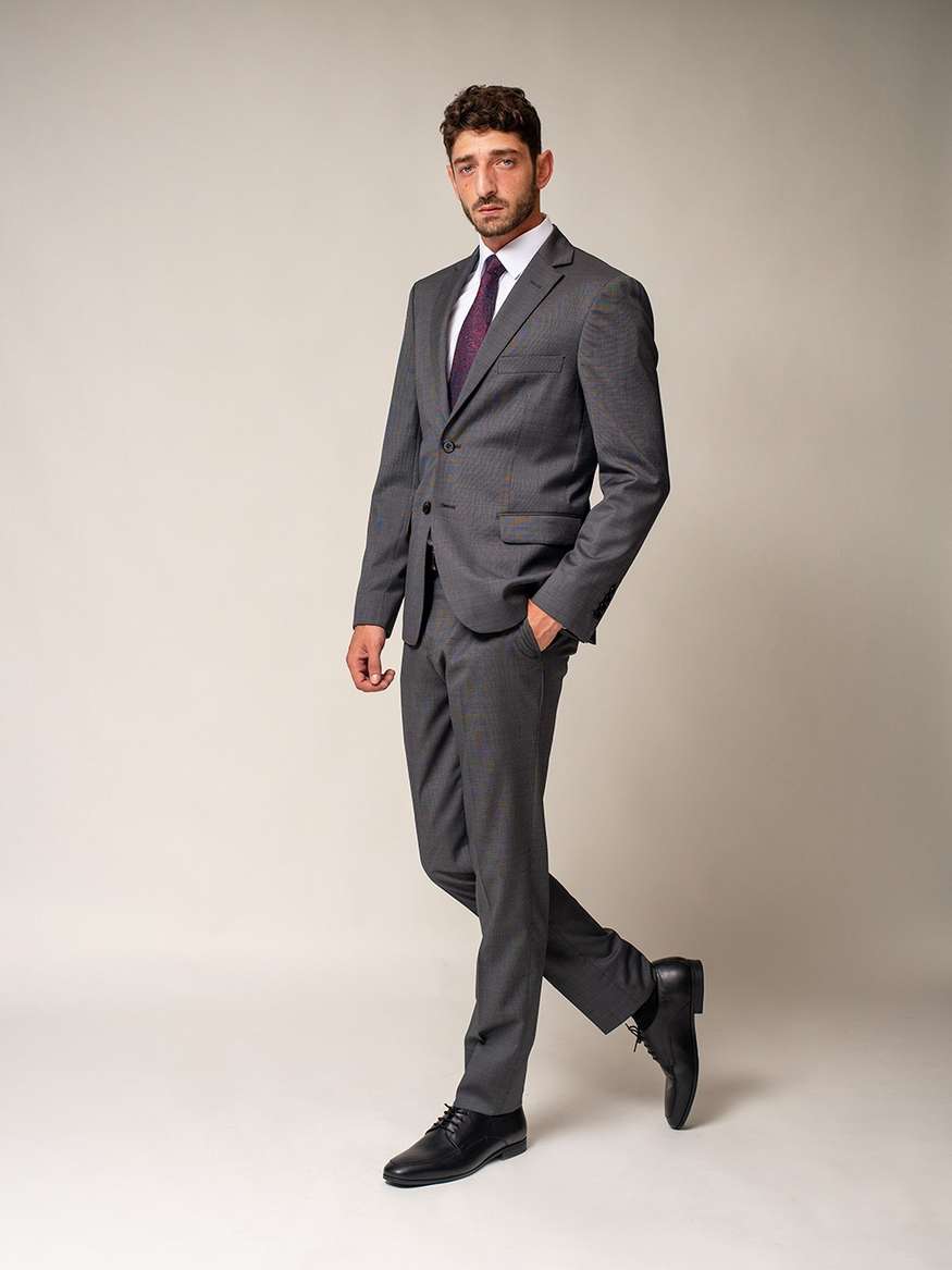 Classic Suit in Dark Grey by ZED | LEMONADE FASHION