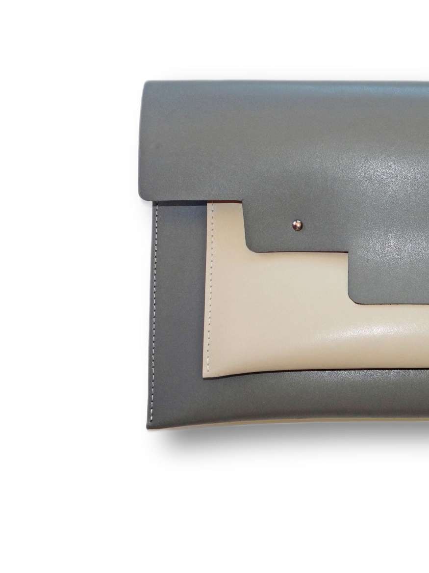 Flow 13 inch Laptop Sleeve in Grey by and GRACE LEMONADE FASHION