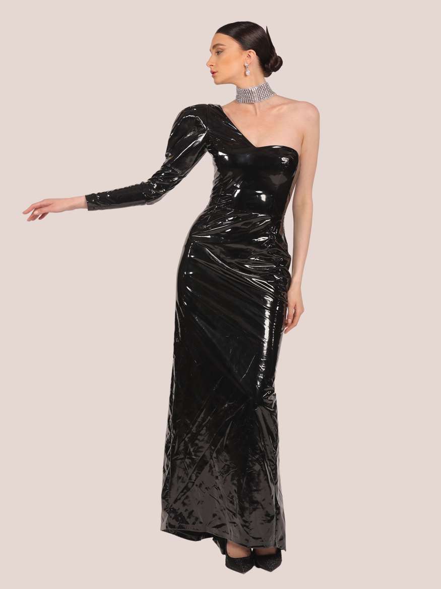 PIPP | Night Empress Latex Dress in Black by Dirty Mind | Lemonade Fashion  by Dirty Mind