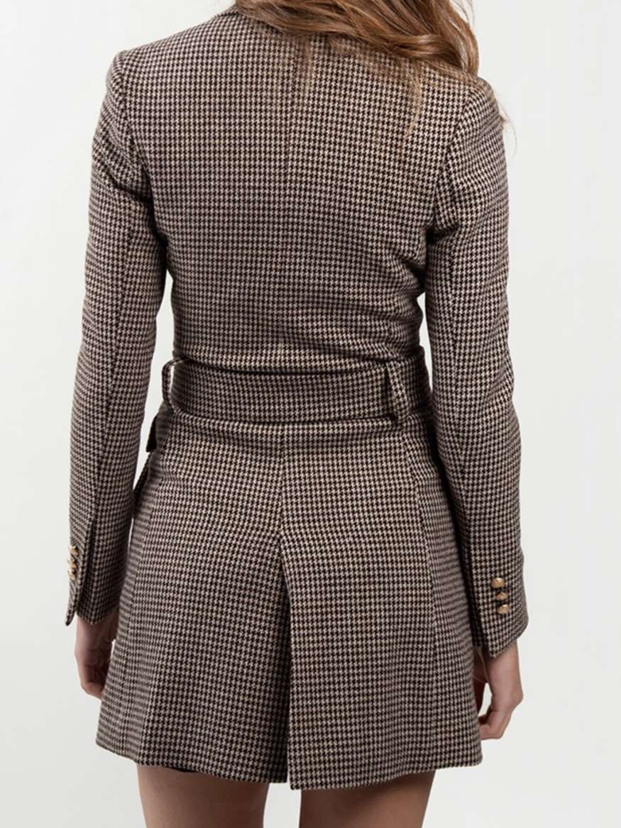 Houndstooth blazer dress best sale