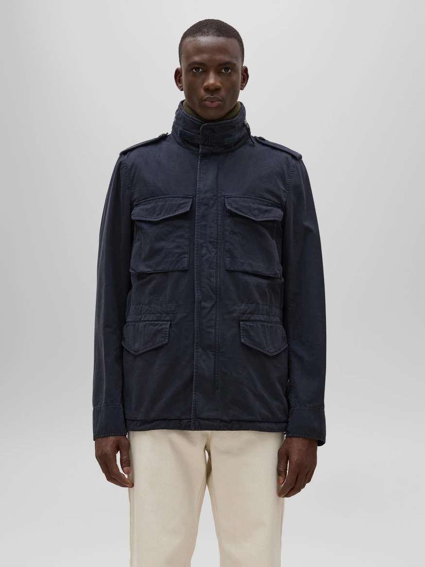 ジャケット・アウター ASPESI Sheridan Navy Nylon Trench Coat Women's Coats and Trench Coats – ASPESI