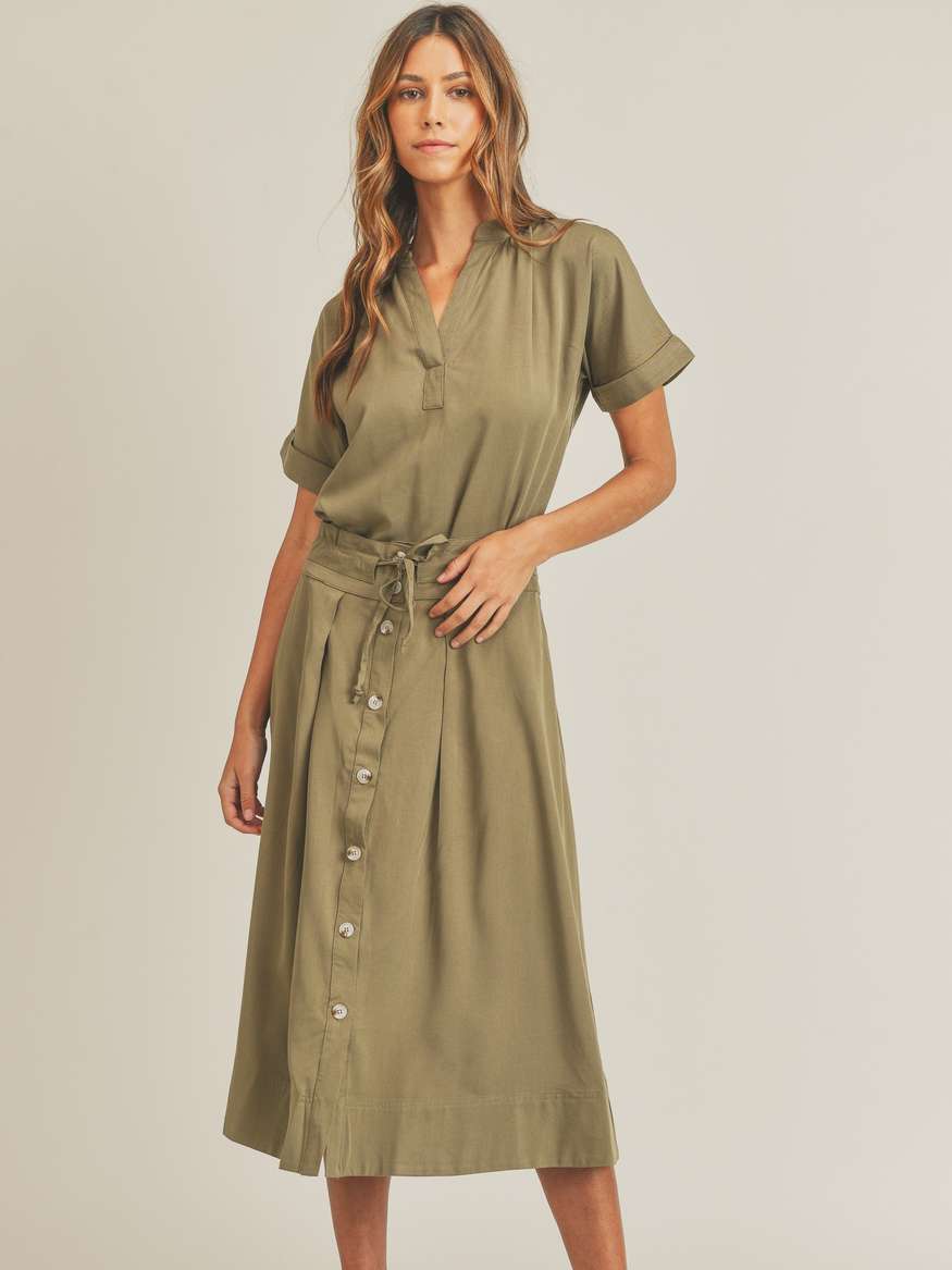 Olive green cheap skirts 60