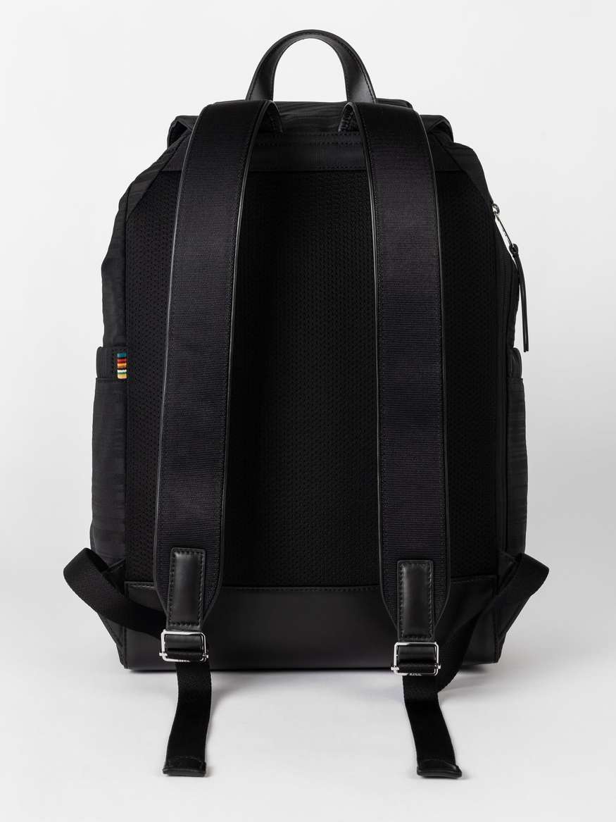 Trunk Paul Smith Shadow Stripe Backpack in Black by Paul Smith