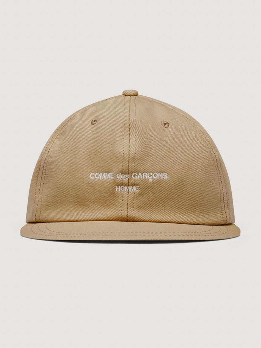 帽子 COMME des GARCONS HOMME LOGO CAP Comme des Garçons Homme Logo Cap in Black | SVD USA